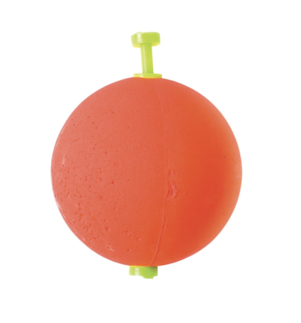 Eagle Claw 2″ Unweighted Foam Round Snap-On Float ~ 2 per pack